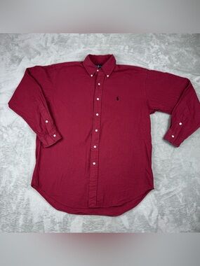 Ralph Lauren striped button down sz M Blaire 100 cotton